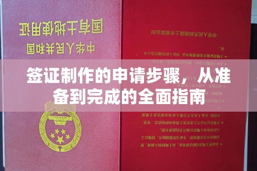 高平签证制作的申请步骤，从准备到完成的全面指南